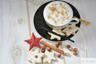 Rezept für die Weihnachtsbäckerei Schoko-Cappuccinos mit Zimt und Mandeln