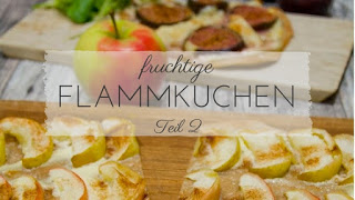 Herbst Rezepte: fruchtige Flammkuchen Varianten mit Feige, Ziegenweichkäserollen und Apfel mit Zimt. So liebe ich den Herbst!