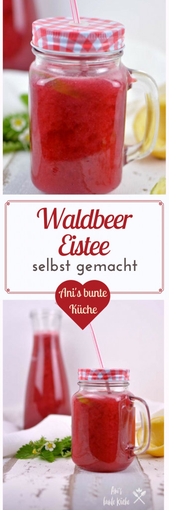 Waldbeer Eistee selbst gemacht - Anis bunte Küche