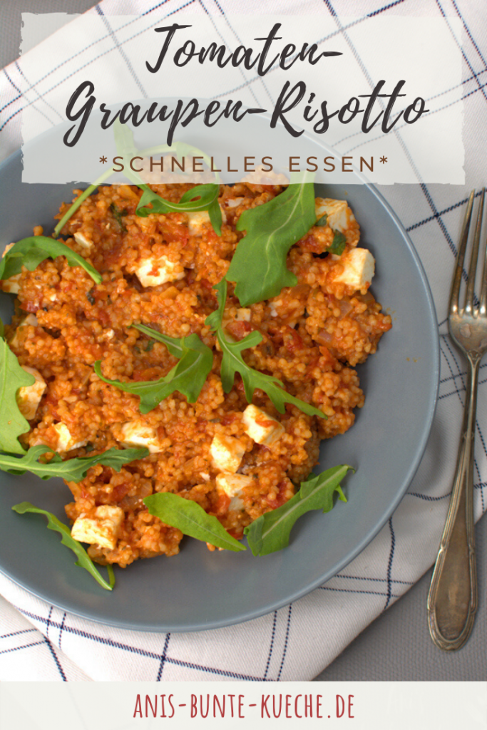 Tomaten-Perlgraupen-Risotto