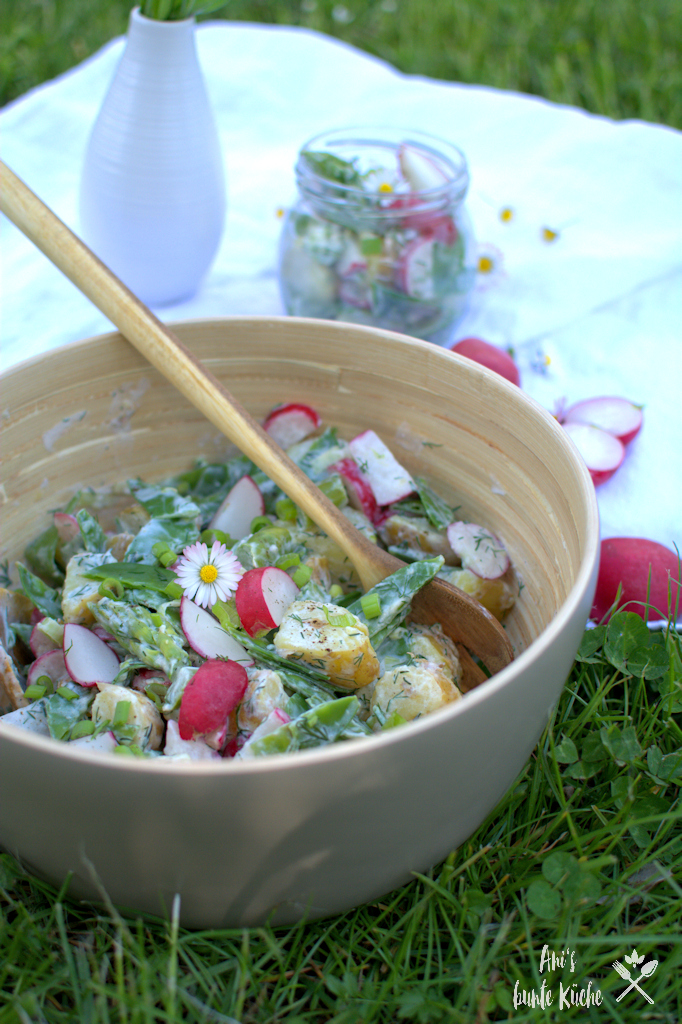 bunter Kartoffelsalat mit knackigem Gemüse - Ani&amp;#39;s bunte Küche