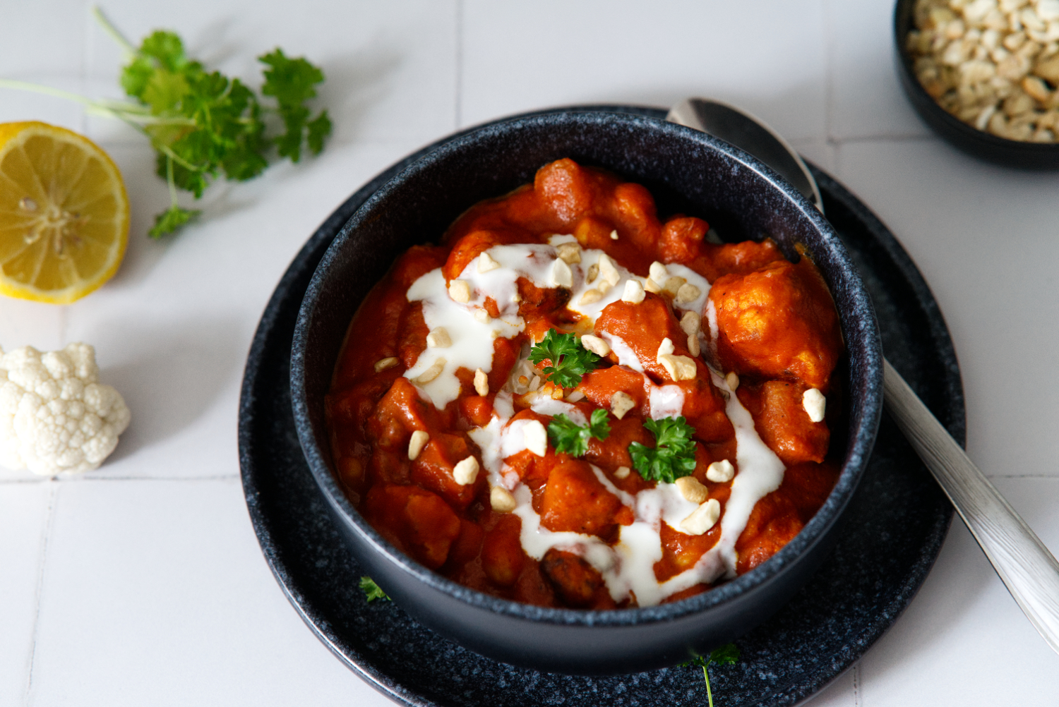 Blumenkohl-Butter-Tofu