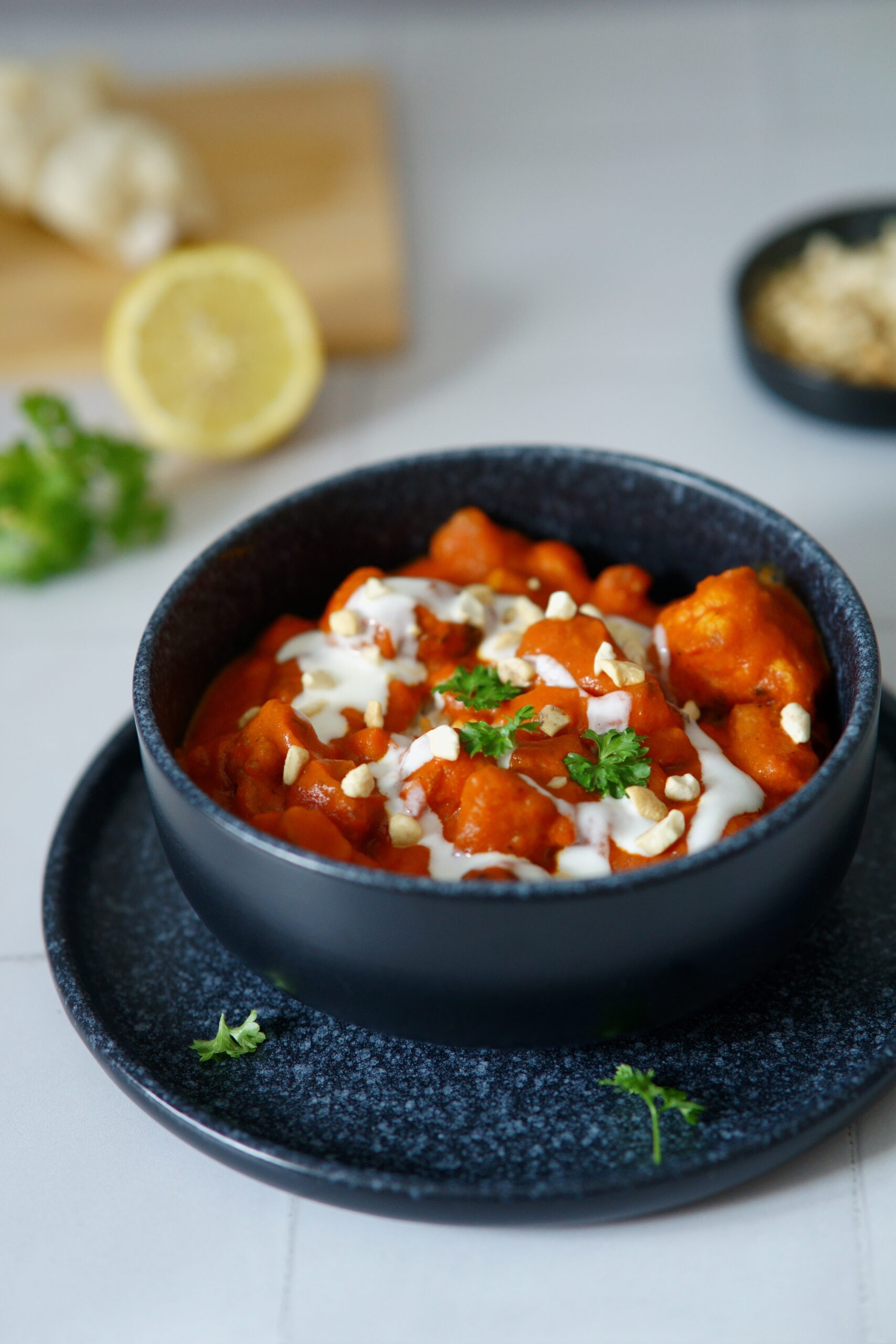 Butter Tofu mit Blumenkohl