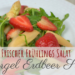 Rezept für frischen Spargelsalat mit Erdbeeren und Rucola.