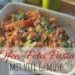 Rezept für Feta Ofen Pasta mit Tomaten, Brokkoli und Champignons.