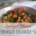 Rezept Grüner Spargel Pfanne mit Frischkäse